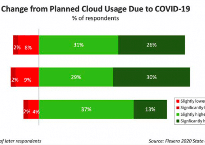 Berg Software - 2020 Business Landscape - Change of Planned Cloud Usage